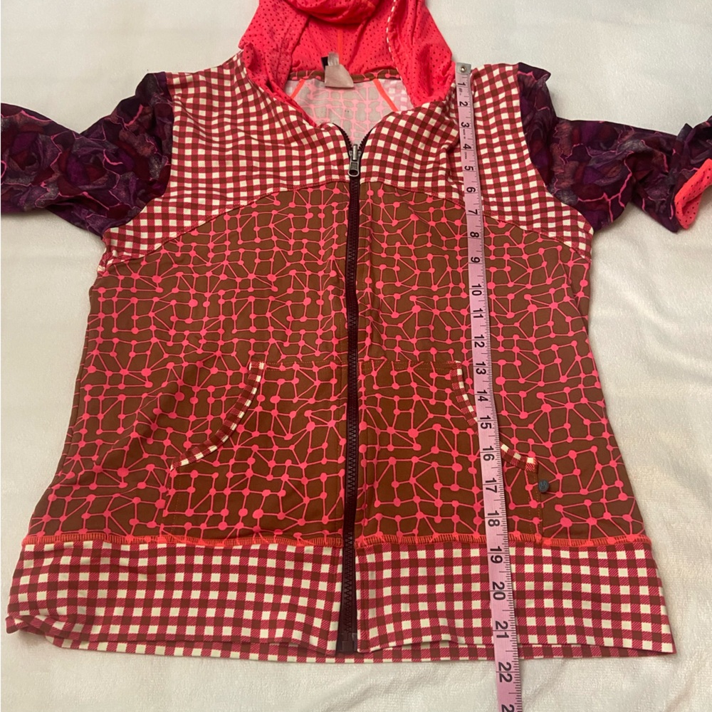 Maaji Multicolor Patchwork Zip-Up Full-Zip Mixed … - image 7